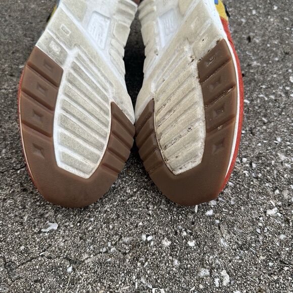 New Balance 997H Energy Red Atomic Sneakers Mens 9 Yellow Suede CM007HJP Shoes - Picture 13 of 13